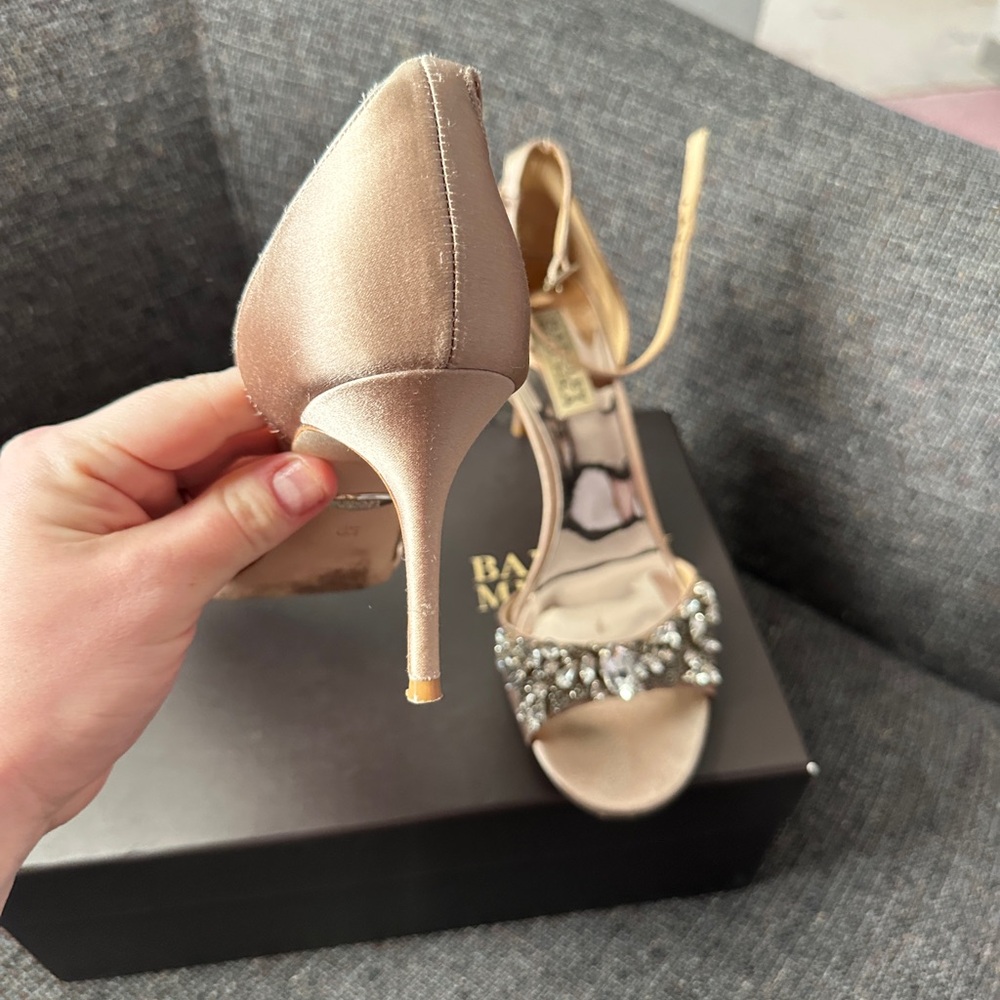 Badgley Mischka Crystal Shoes - Picture 8 of 10
